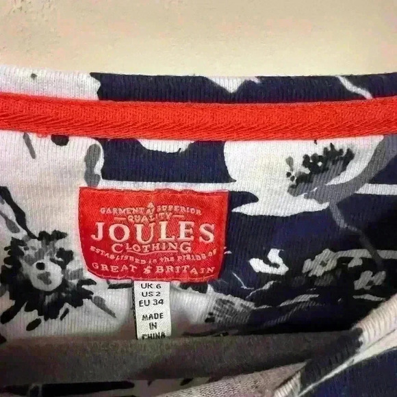 Joules Harbour Print Top Women’s 2 - Picture 6 of 8